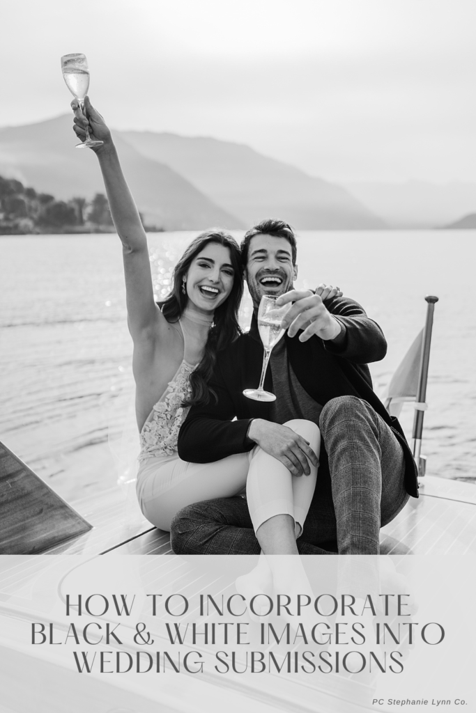 Do black and white photos have a place wedding submissions? We're chatting about how and when to use black and white imagery in your styled shoot and wedding submissions. #weddingpr #publishedandpretty #styledshootsubmission #realweddingsubmission #weddingphotography
